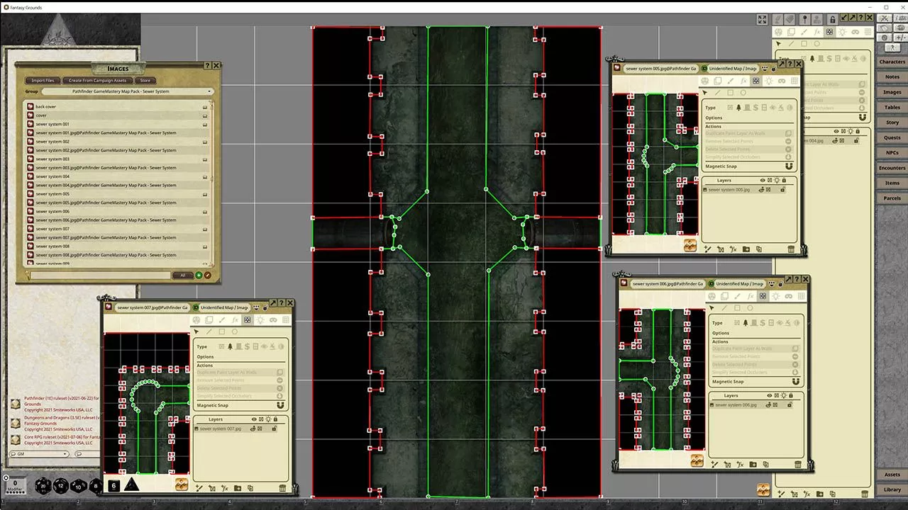 Pathfinder RPG - GameMastery Map Pack: Sewer System for